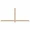 Ekena Millwork Eugene Smooth Timber Gable Bracket, Douglas Fir, 84"W x 38"H x 3 1/2"D x 3 1/2"F, 11/12 Pitch GBW084X38X0404EUG00SDF - alternate 1